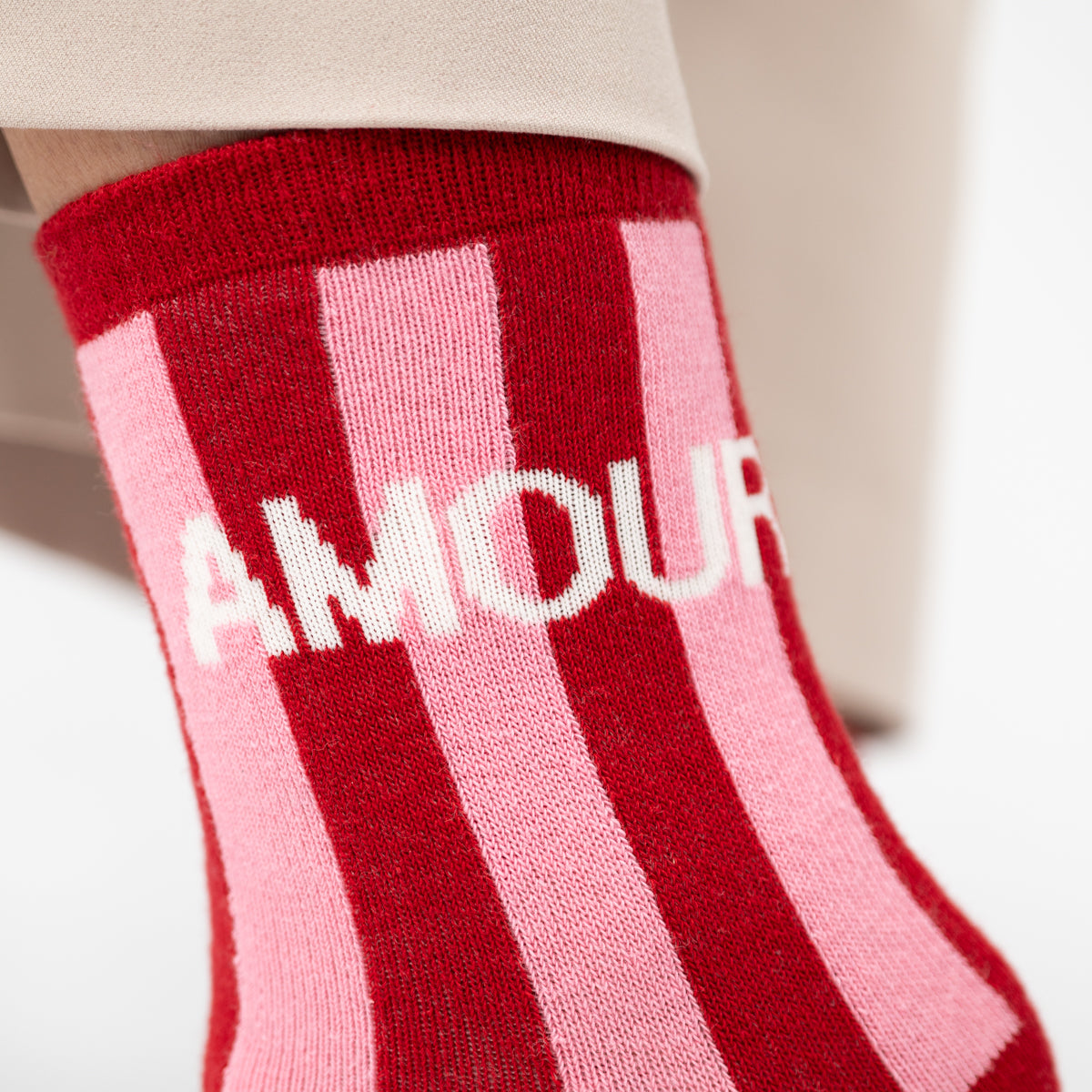 Amour Socks red/pink