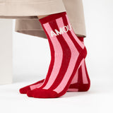 Amour Socks red/pink
