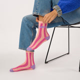 Message socks in combed cotton - Amour