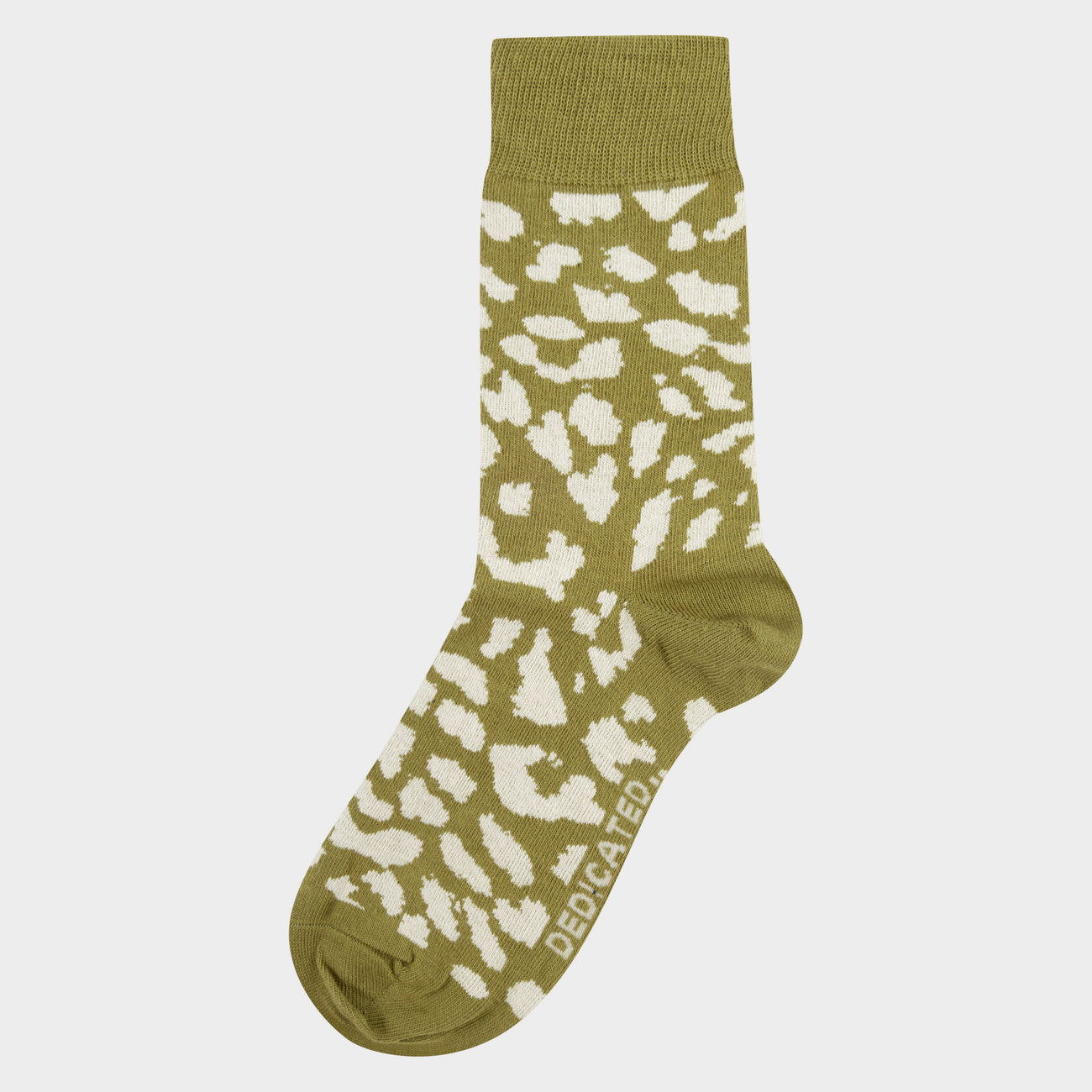 Socks Sigtuna Leopard Moss Green