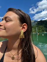 Sunbeams Earrings Gold