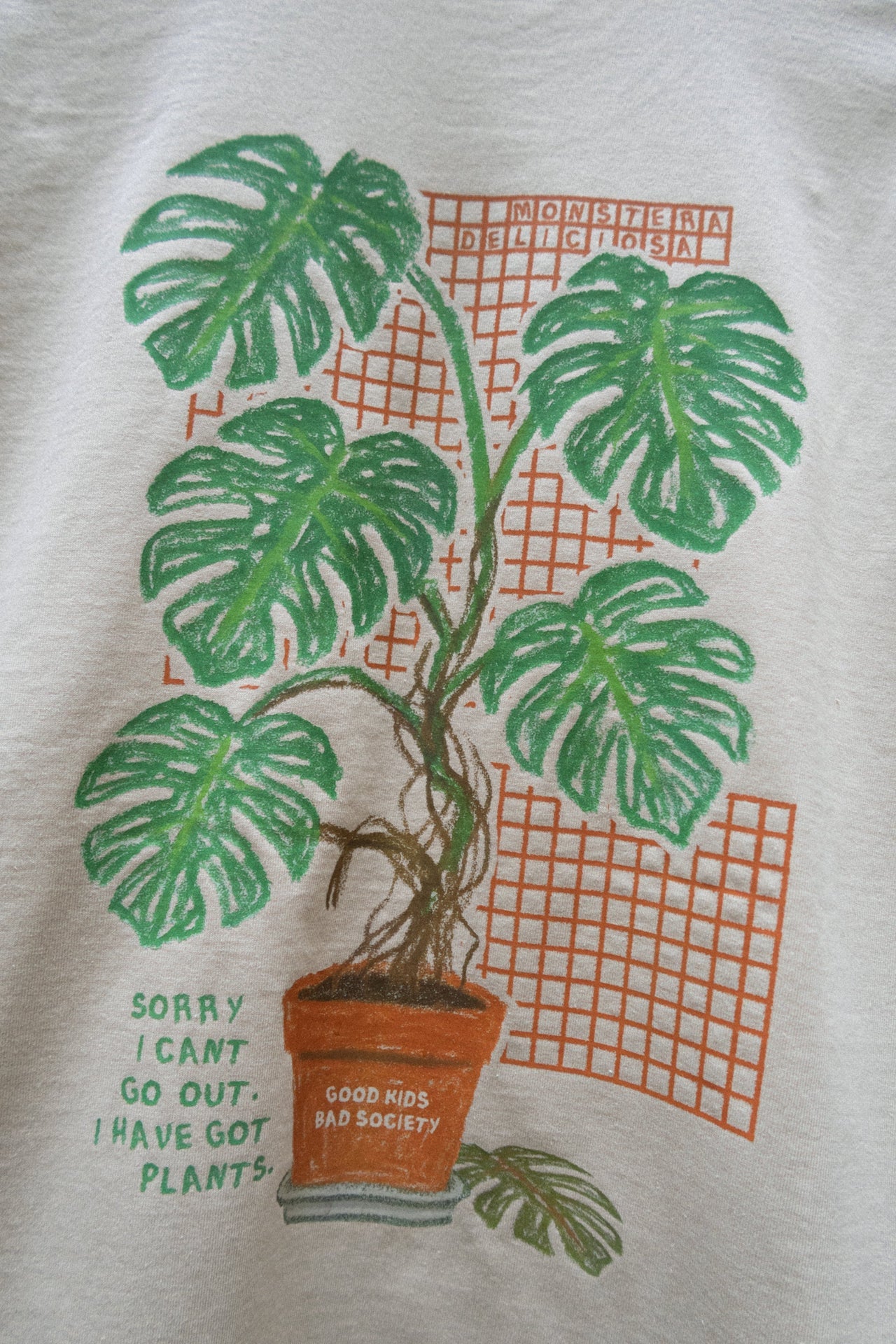 MONSTERA DELICIOSA OVERSIZED FIT T-SHIRT