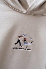 GOOD FRIENDS BAD IDEAS OVERSIZED HOODIE