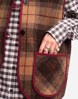 Sleeveless Shepherd Jacket