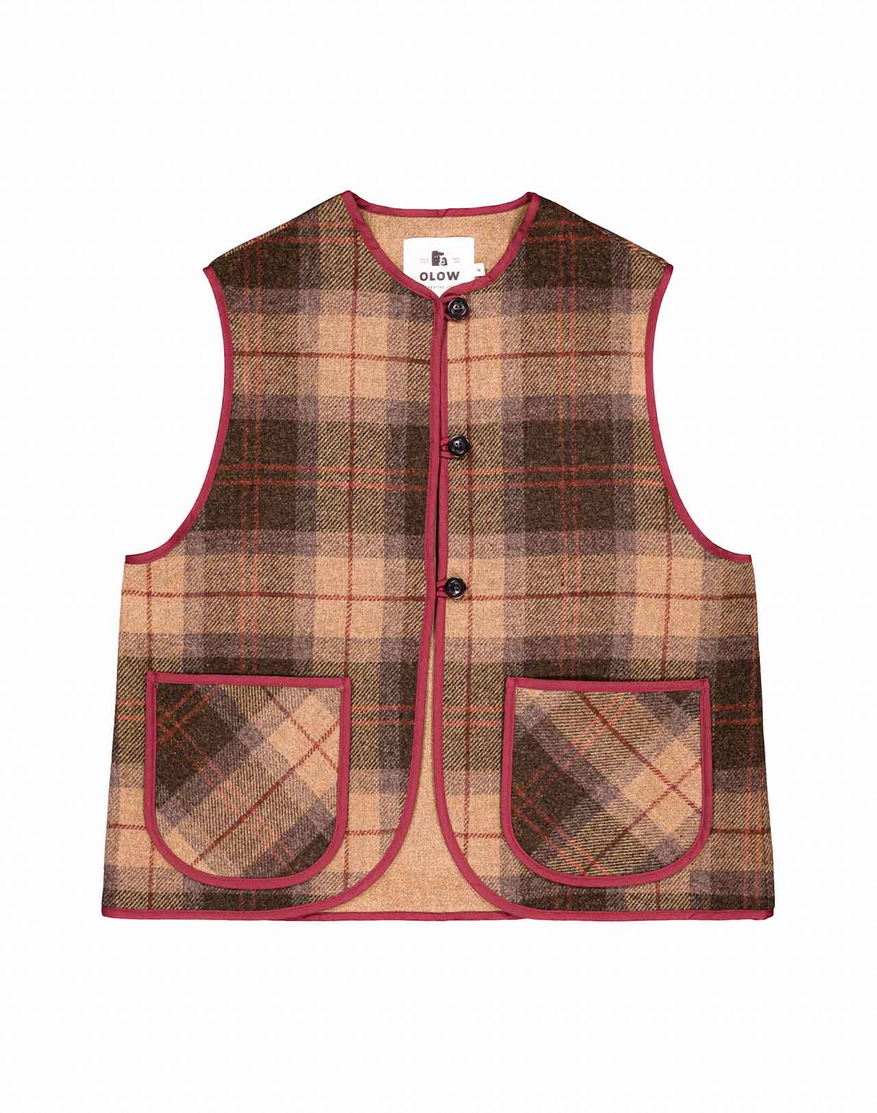 Sleeveless Shepherd Jacket