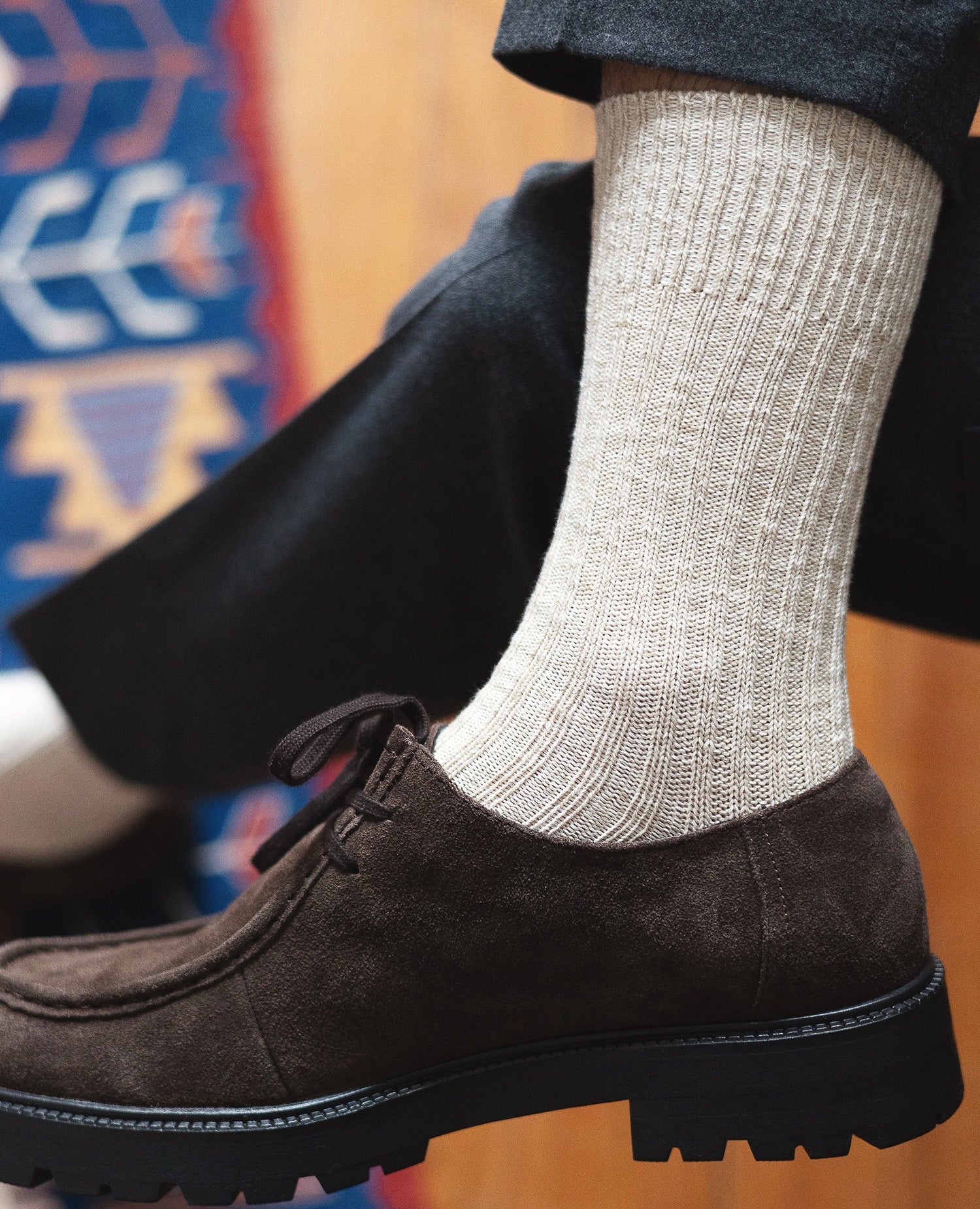 Organic Cotton Pattern Socks