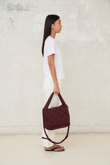 Ani Bag Braided Burgundy