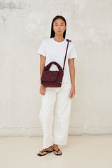 Ani Mini Bag Braided Burgundy
