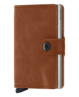 Miniwallet Vintage Cognac Silver