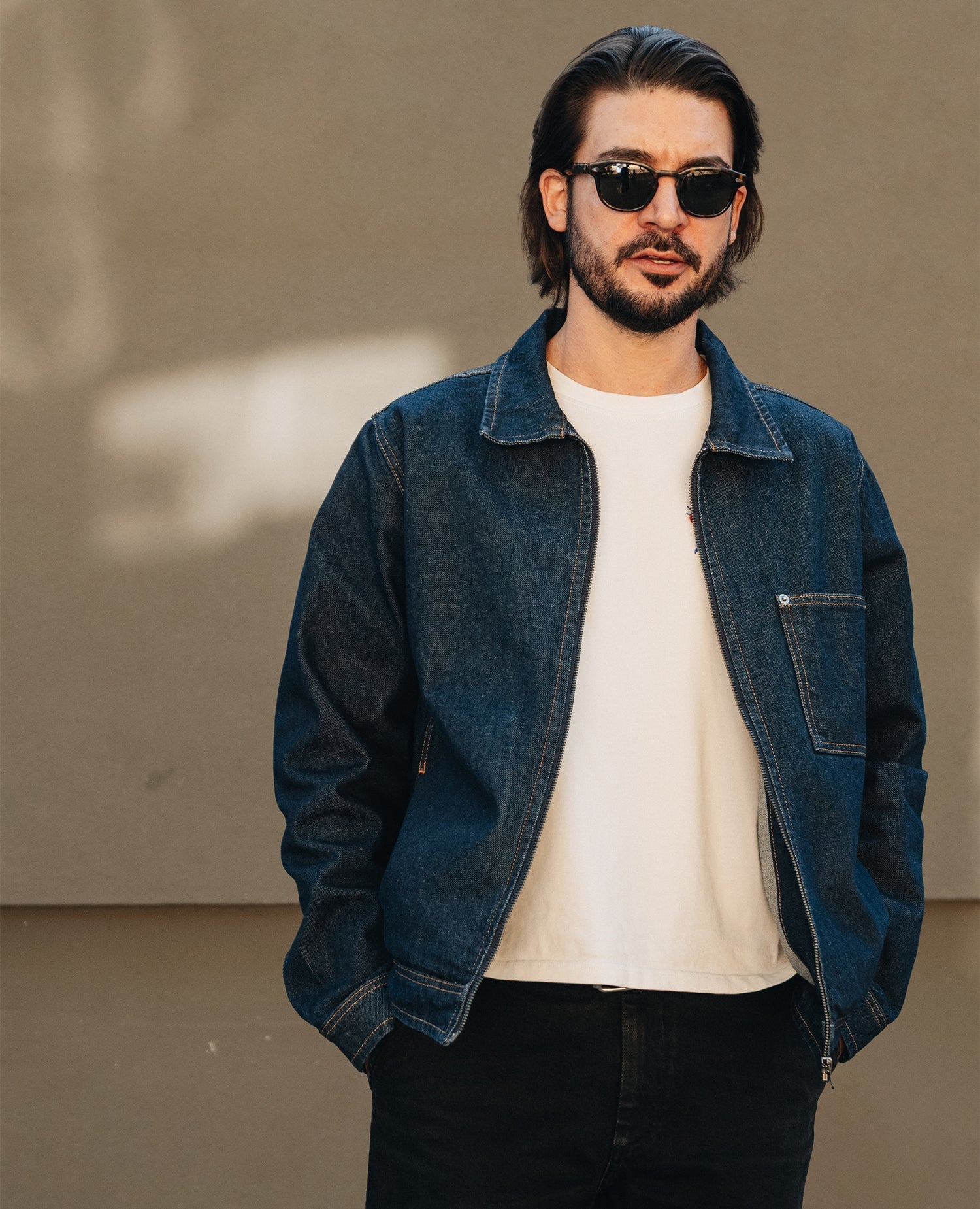 Raw Indigo Denim Jacket