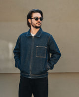 Raw Indigo Denim Jacket