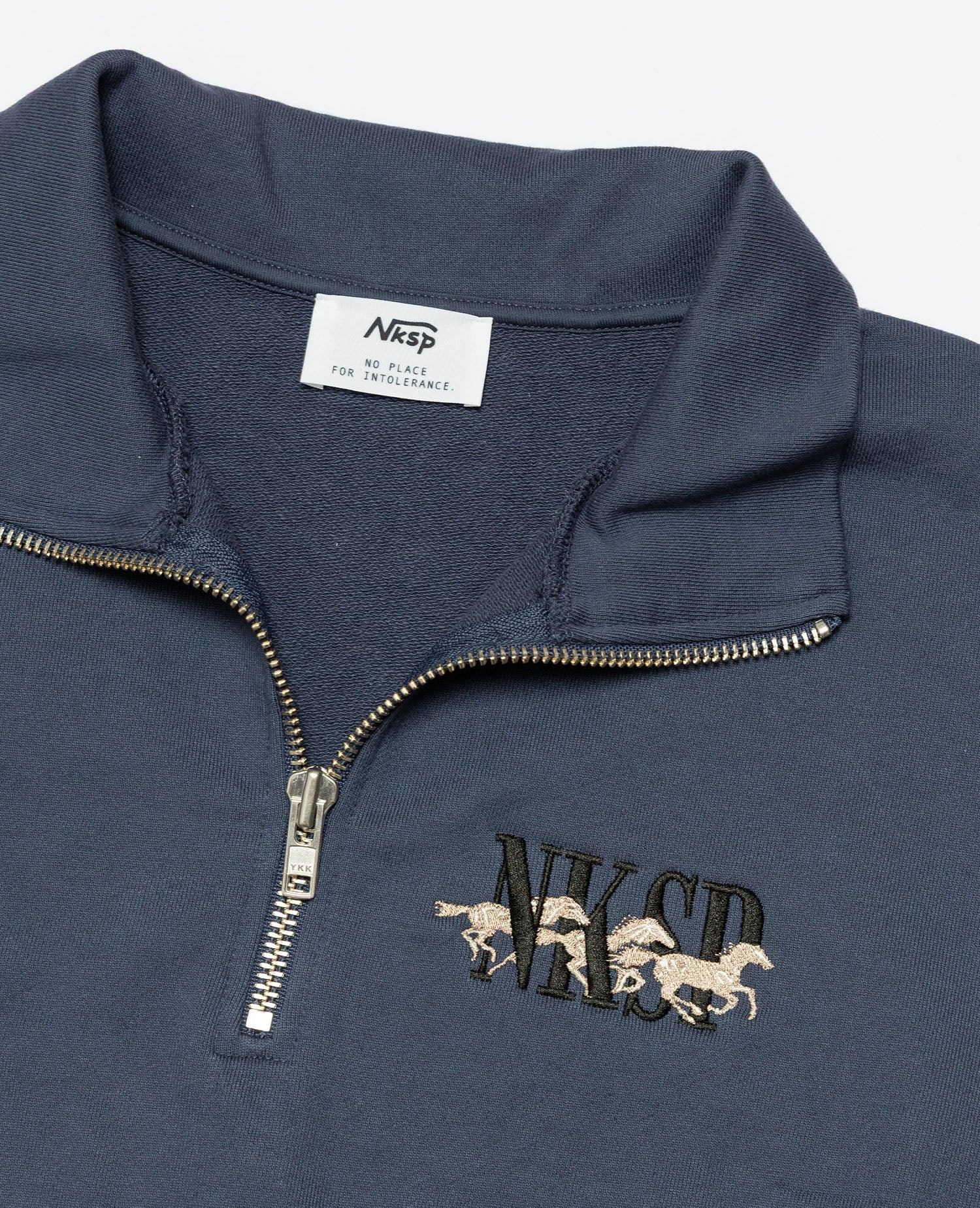 Wild Horses Oversized Half-Zip Sweatshirt