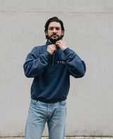 Wild Horses Oversized Half-Zip Sweatshirt