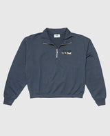 Wild Horses Oversized Half-Zip Sweatshirt