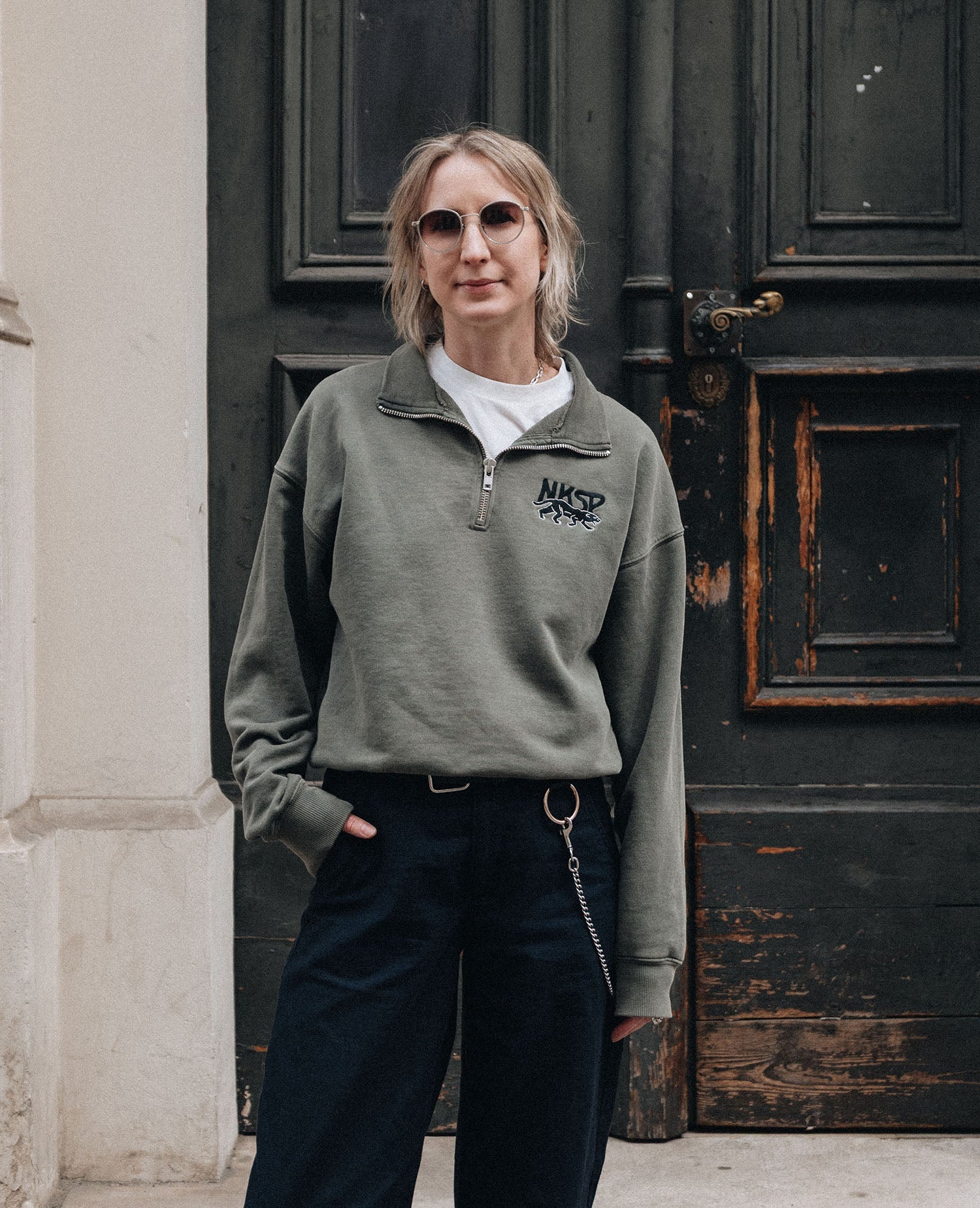 Panther Half-Zip Sweatshirt von NKSP