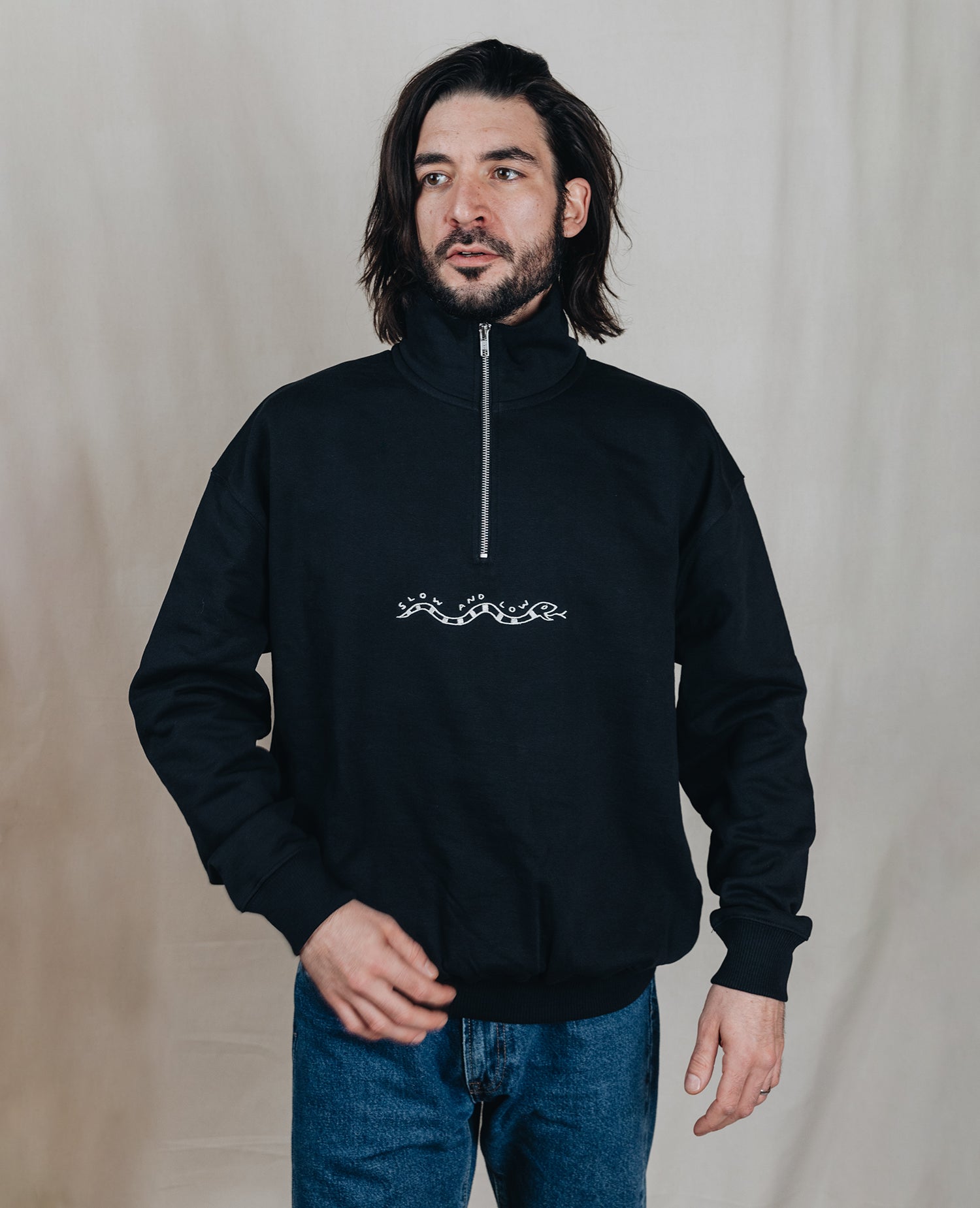 Slow And Low Half-Zip von NKSP