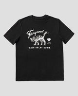Fangs Out Patriarchy Down Unisex T-Shirt