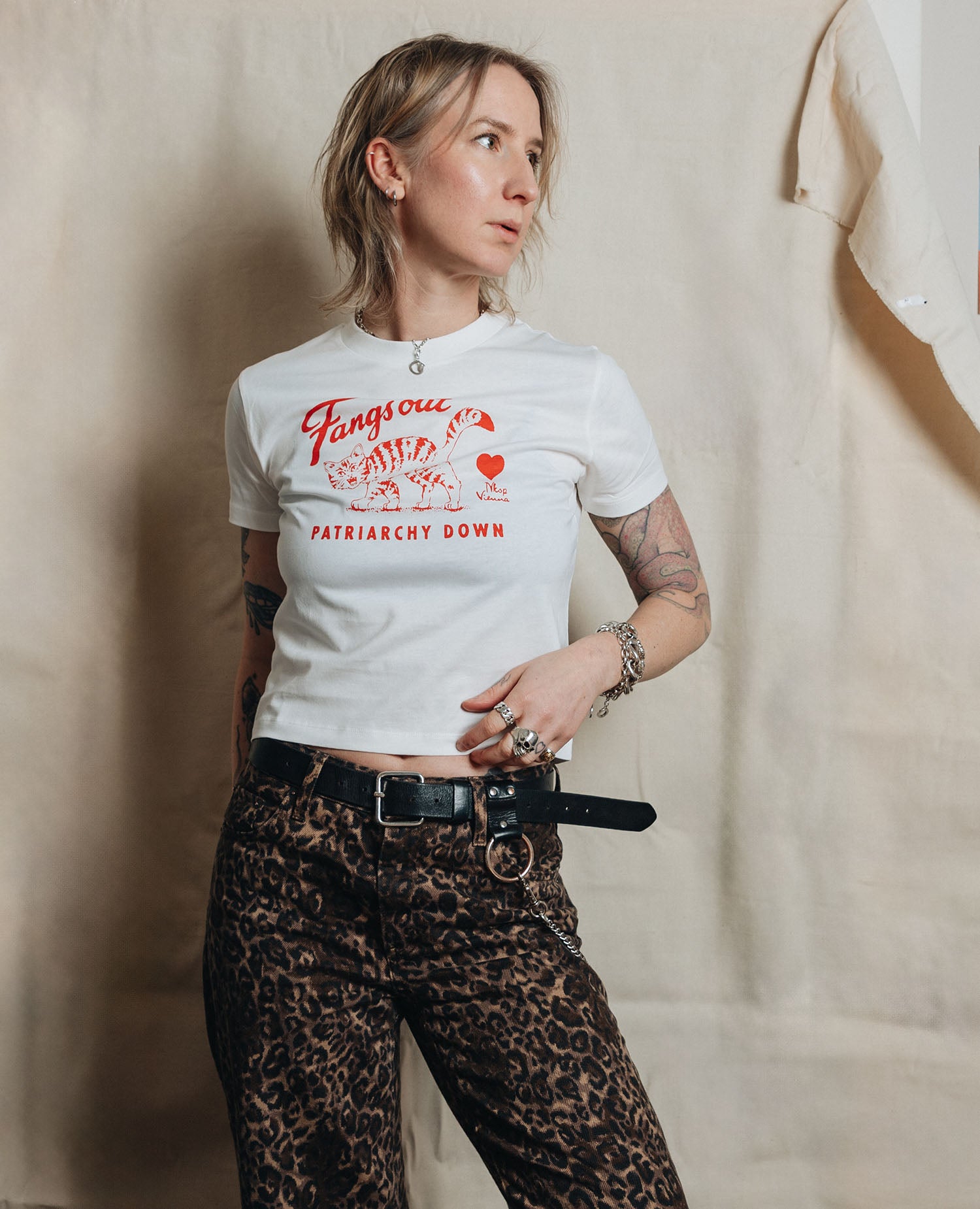 Fangs Out Patriarchy Down Women's Baby T-Shirt