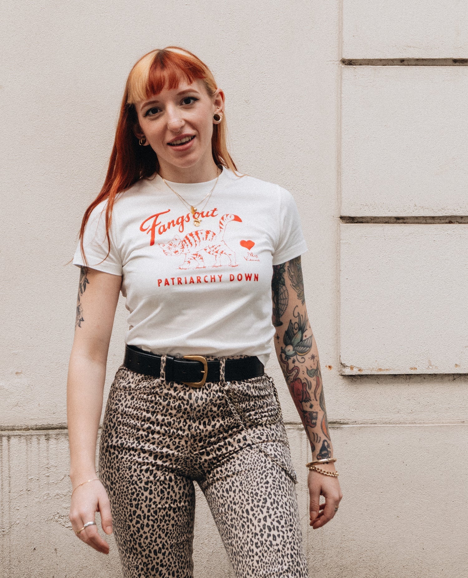Fangs Out Patriarchy Down Women's Baby T-Shirt