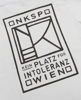 Kein Platz für Intoleranz T-Shirt Weiß von NKSP – Nahaufnahme des Rückendrucks