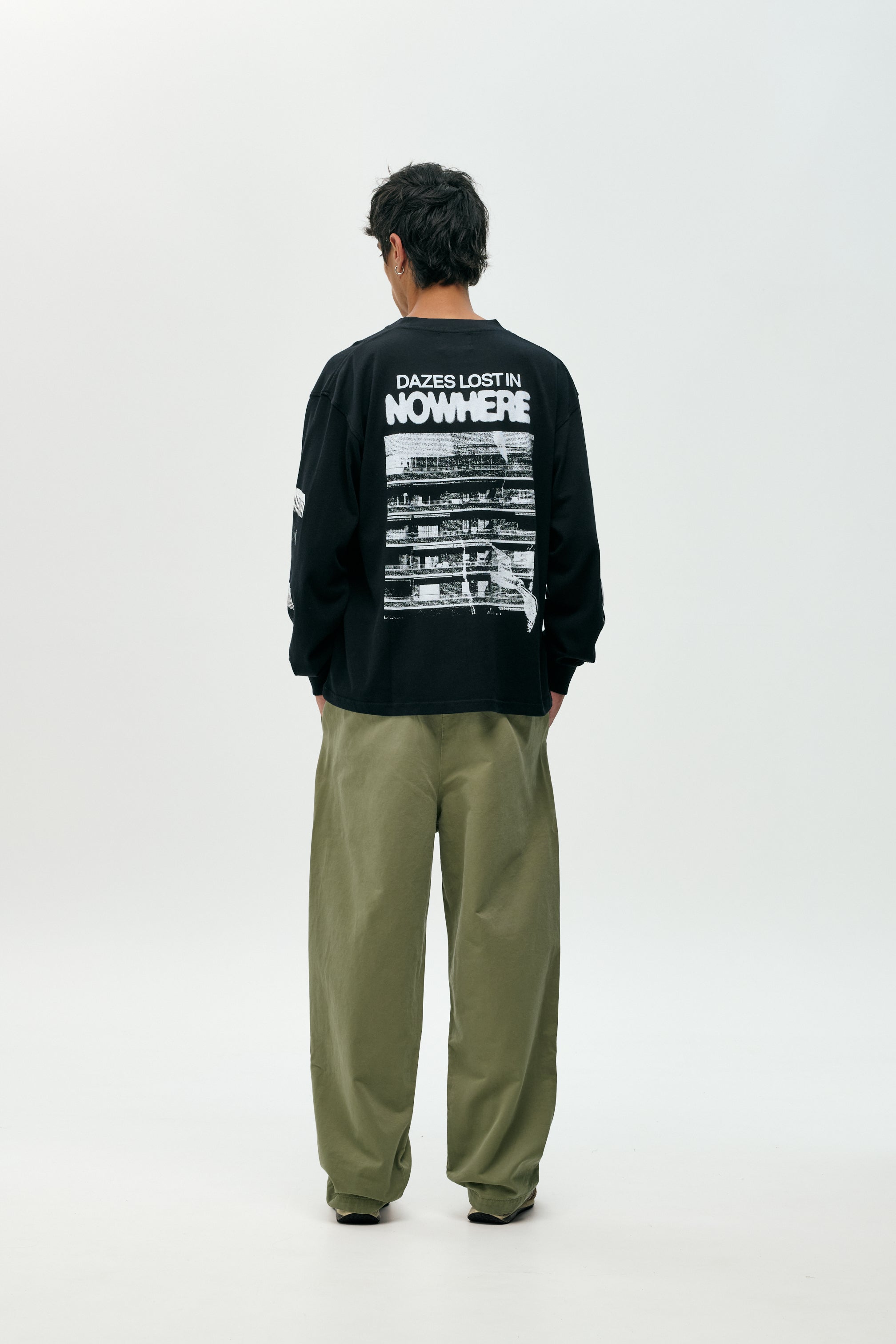Longline T-Shirt Through the window