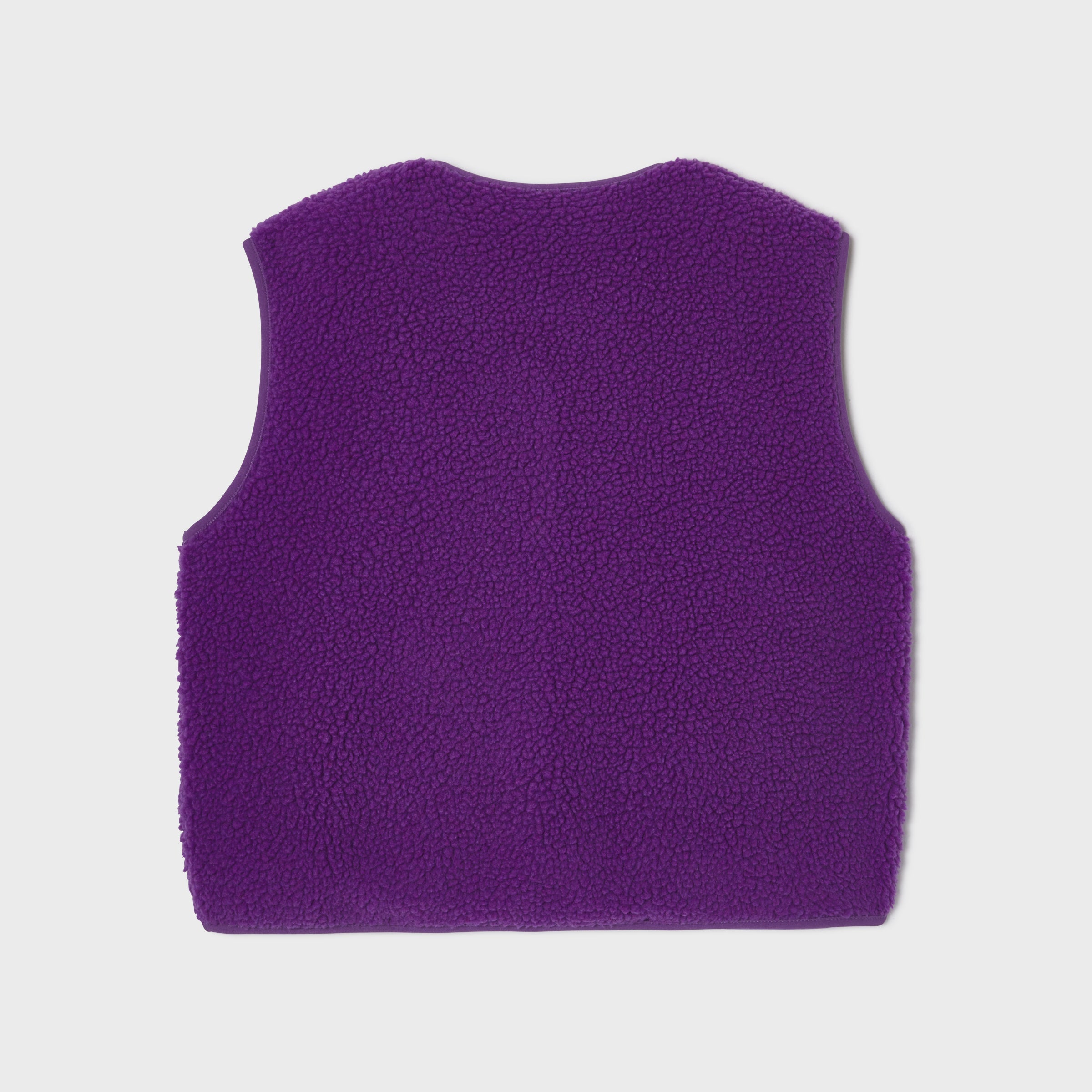 Sherpa Zip Vest - Purple