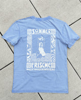Sommerfrische Vintage T-Shirt von NKSP – Jugendstil-Print, Vorderansicht