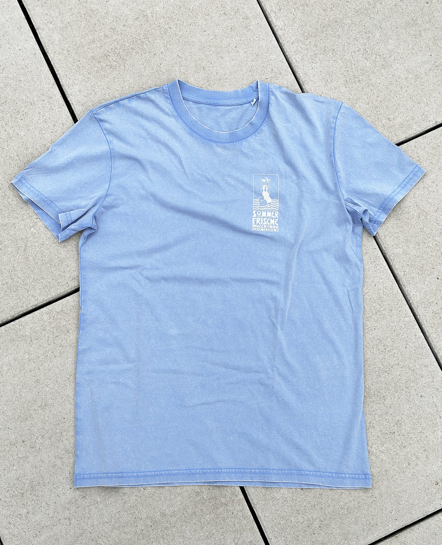 Sommerfrische Vintage T-Shirt von NKSP – Vintage-gefärbte Bio-Baumwolle