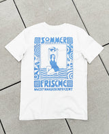 Sommerfrische T-Shirt von NKSP – Jugendstil-Print, Vorderansicht