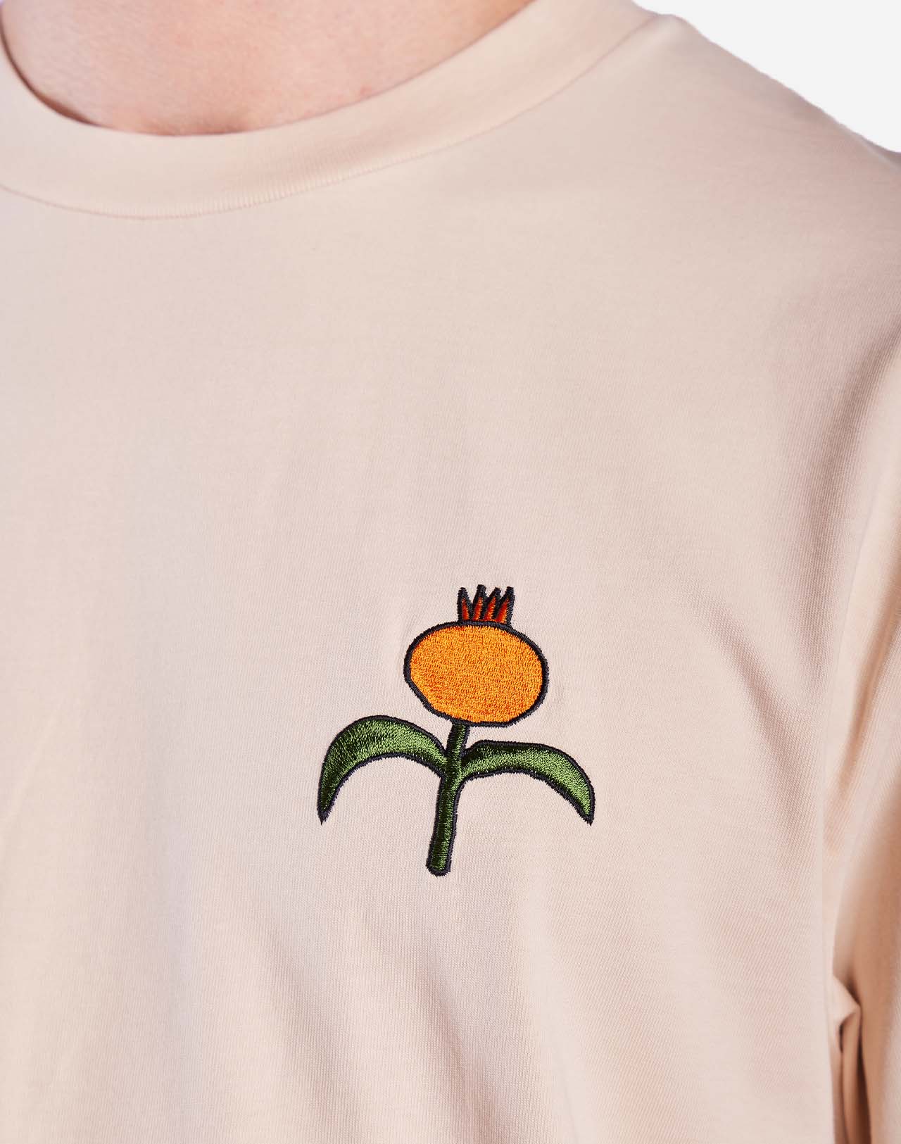 T-Shirt Poppies Creme