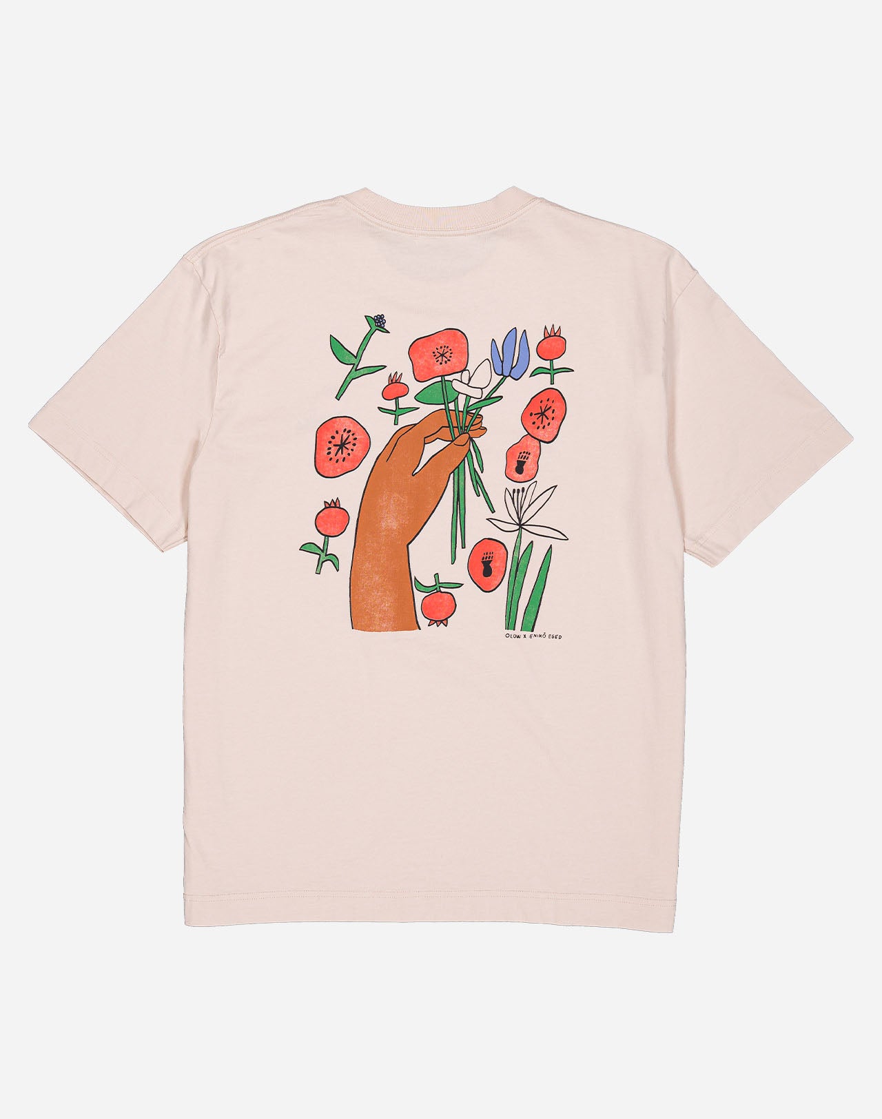 T-Shirt Poppies Creme