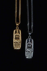 NOKIA 3310 PENDANT NECKLACE-goodkidsbadsociety-Jewelry