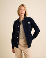 VESTE WORKER CÔTELÉ NAVY