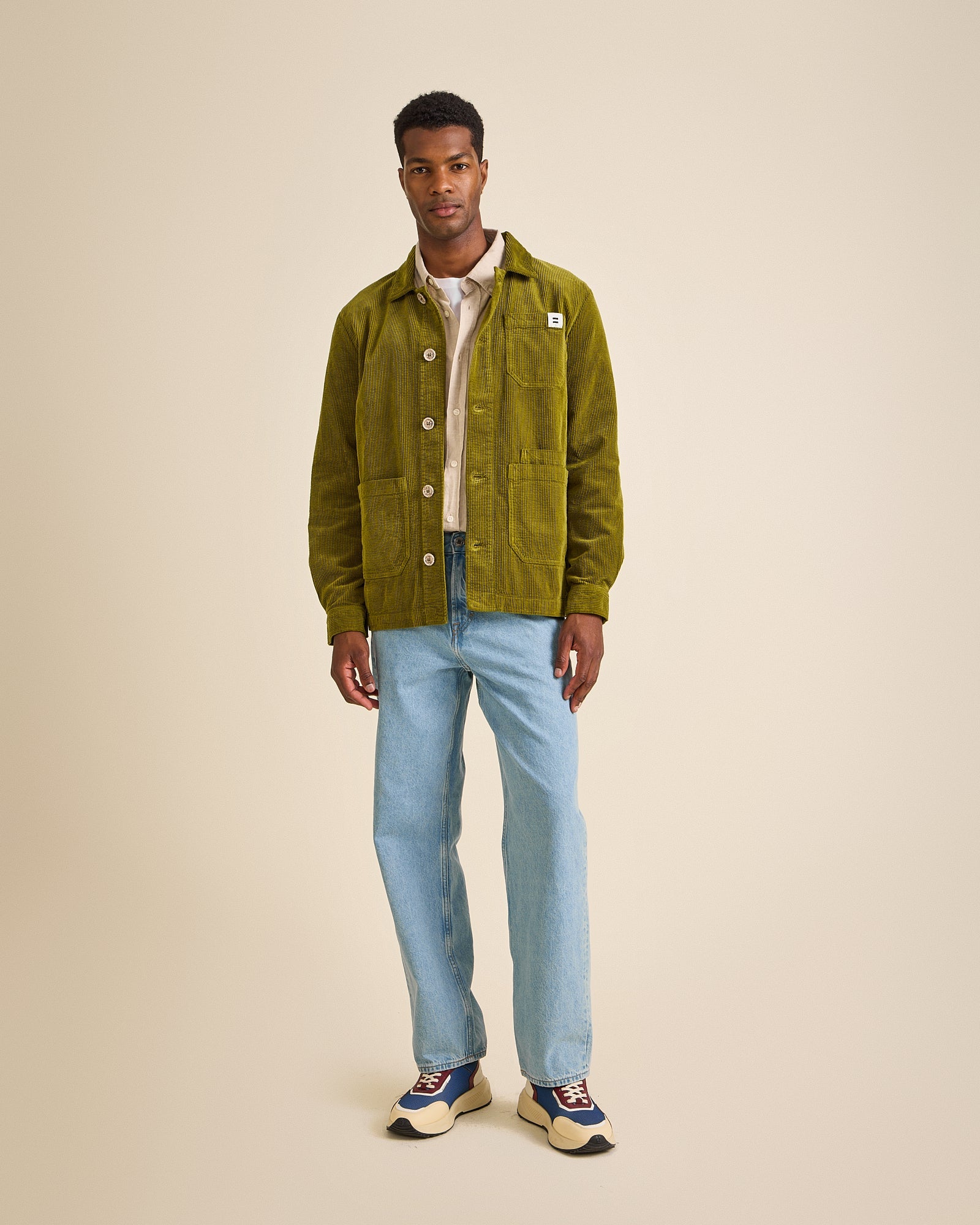 VESTE WORKER CÔTELÉ PICKLE