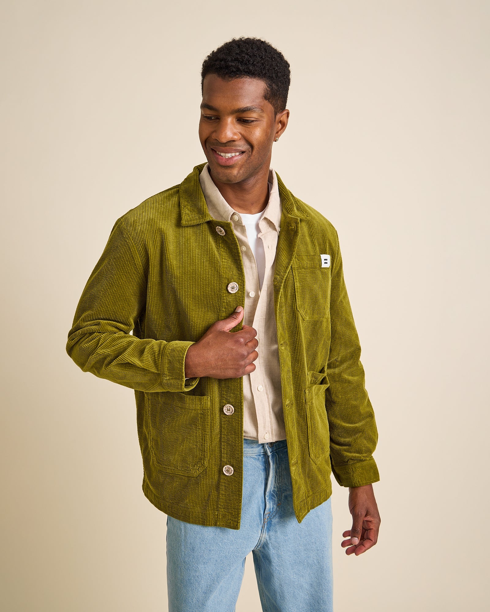 VESTE WORKER CÔTELÉ PICKLE