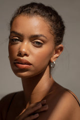 Signature Creolring aus Weißgold - Liv