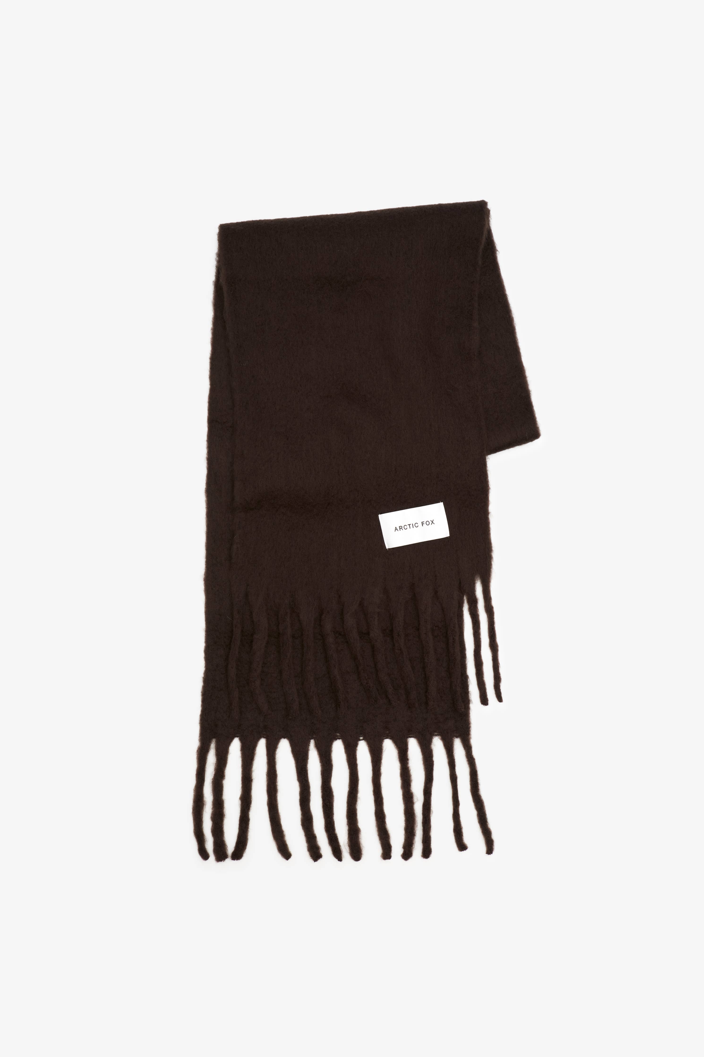 The Reykjavik Scarf - 100% Recycled - Ground Coffee - AW25