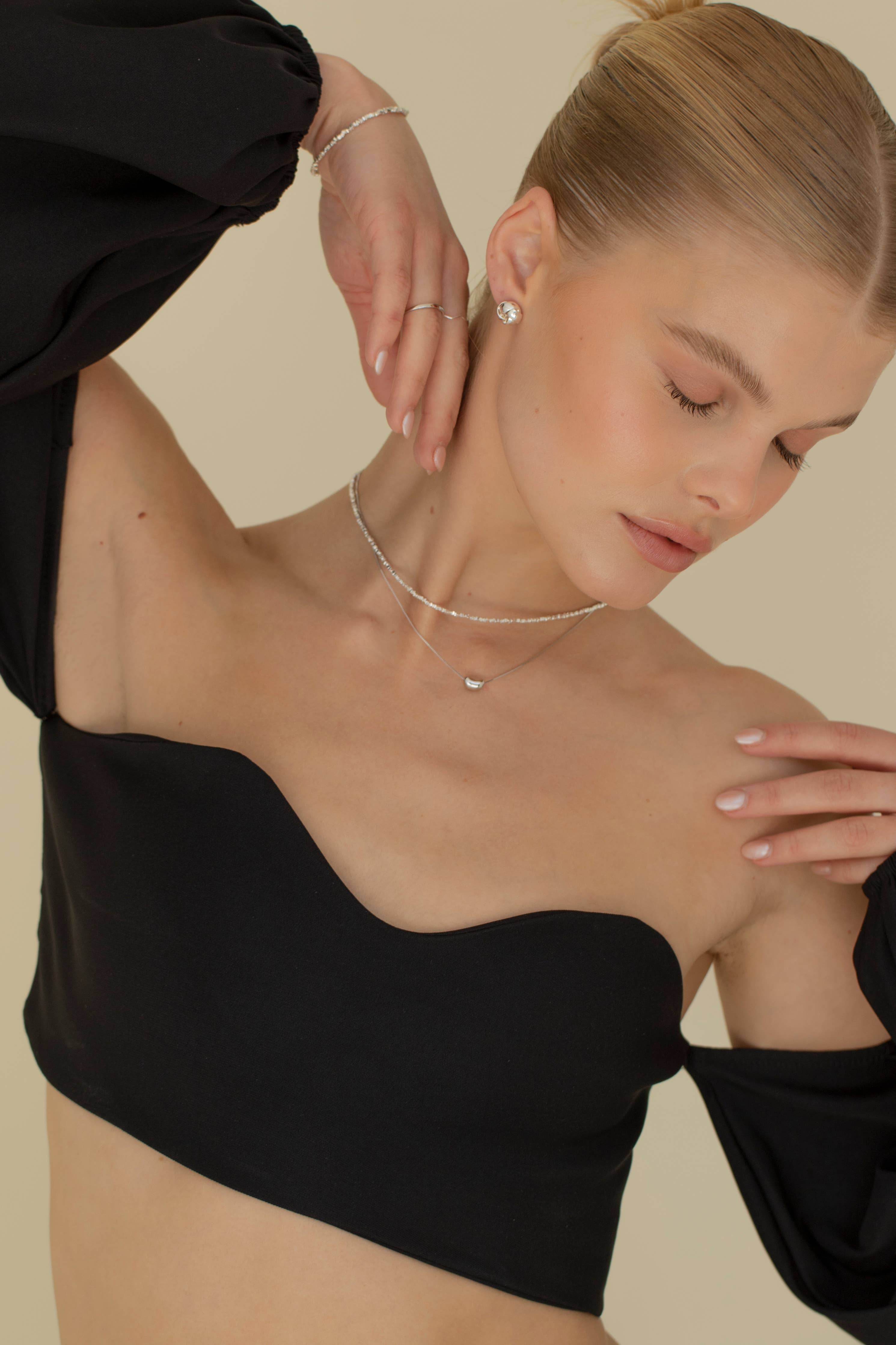 SERENA - Zartes Armband aus massivem Silber