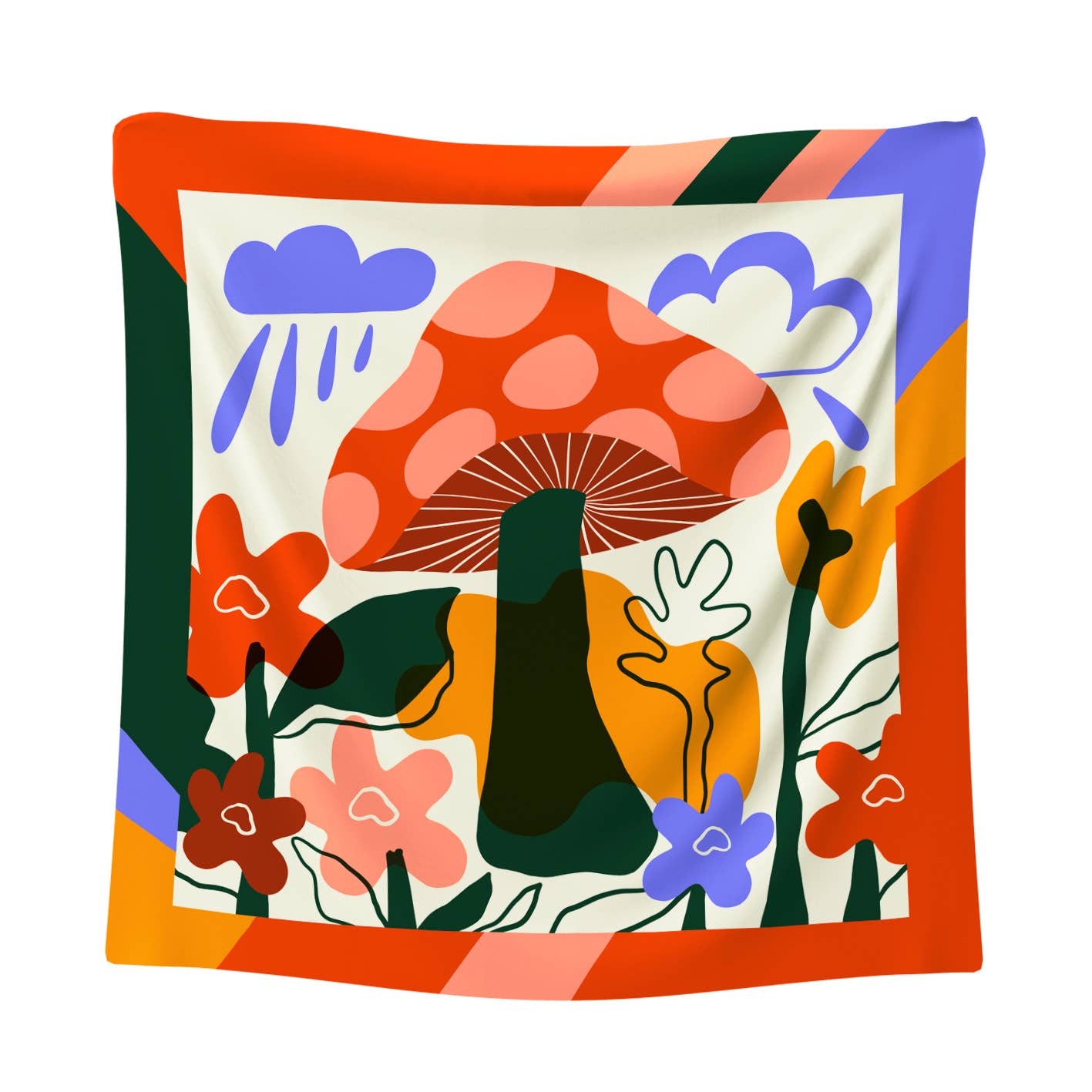 MUSHROOM medium scarf