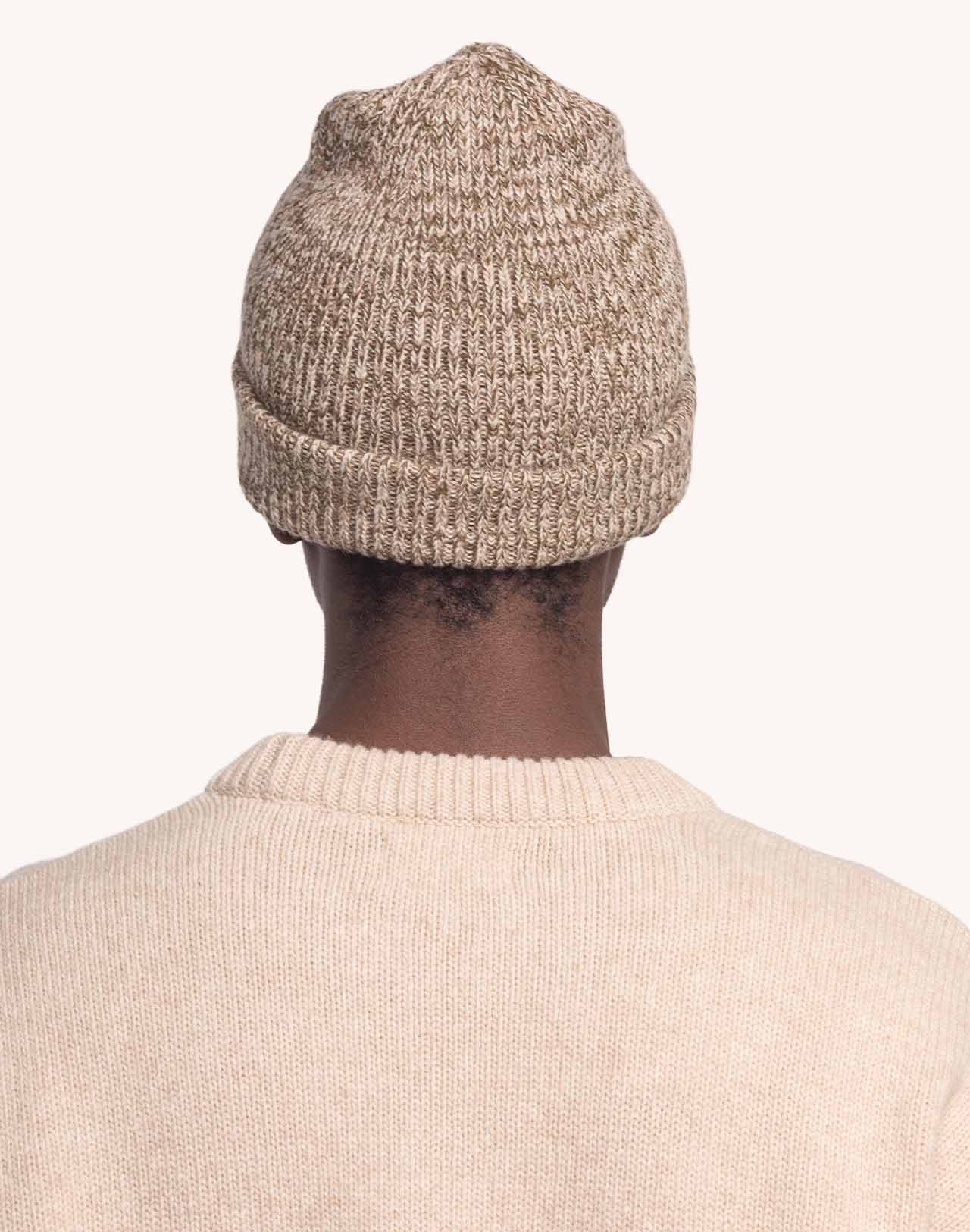 Bonnet Falco Beige-Kaki Chiné