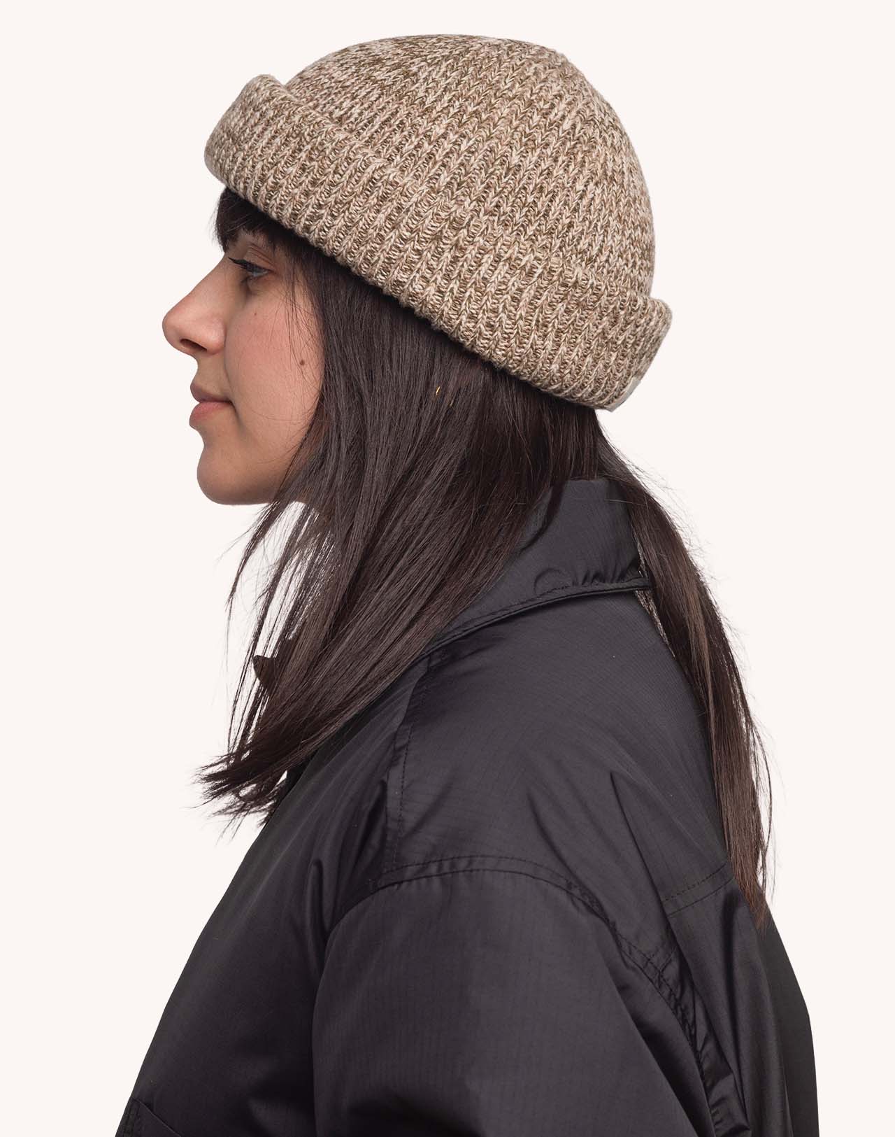 Bonnet Falco Beige-Kaki Chiné