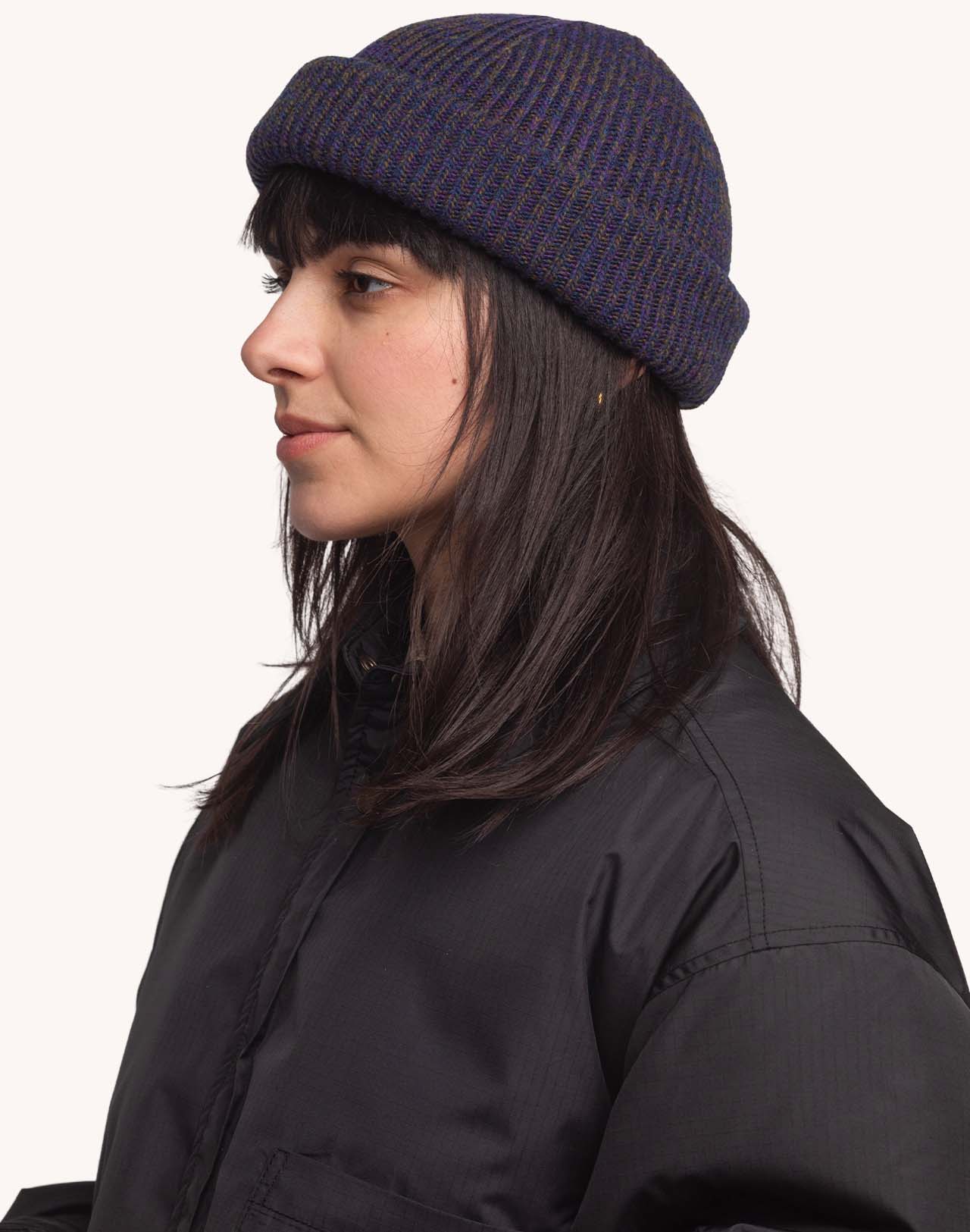 Bonnet Falco Bleu Marine Chiné