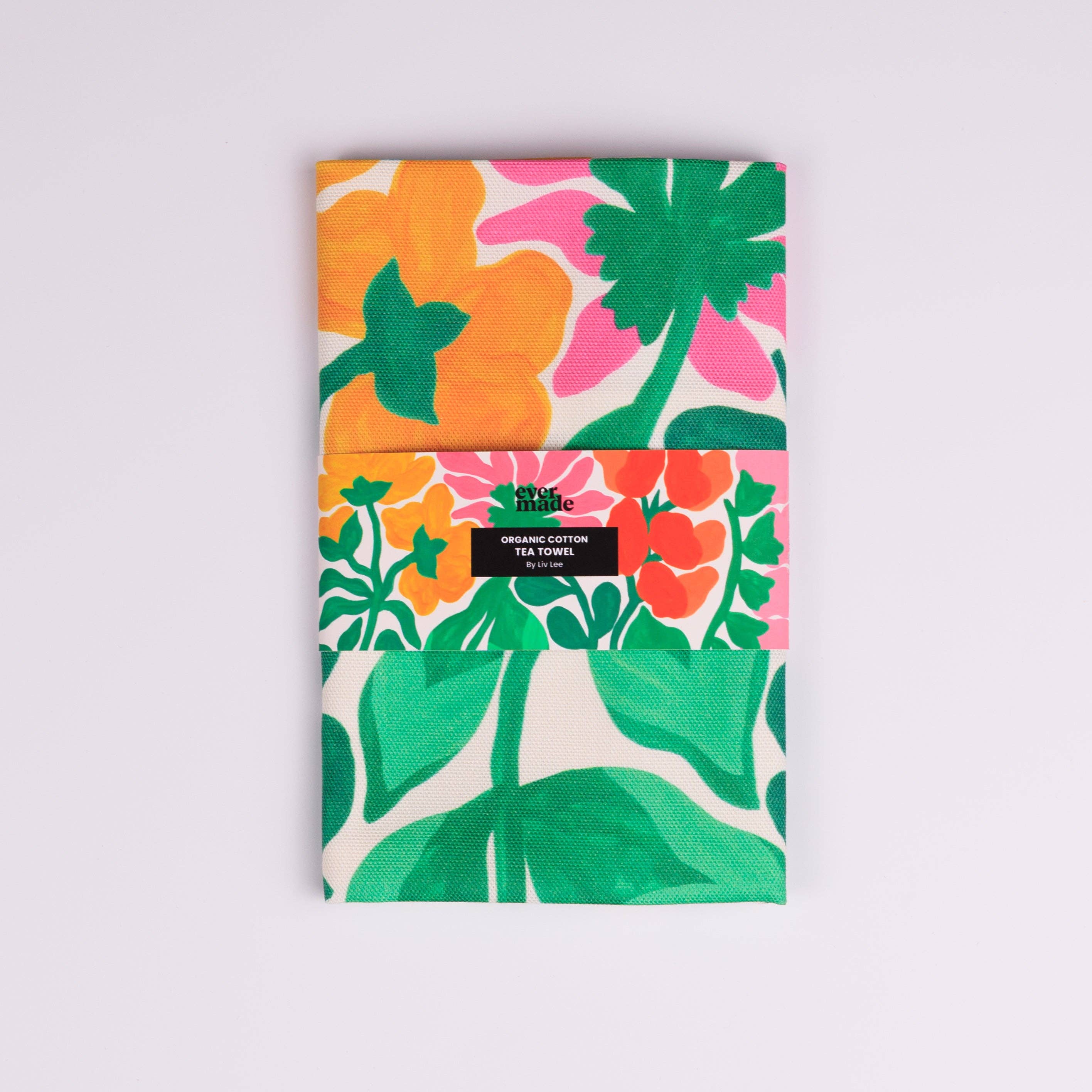 Wildflower Regeneration Tea Towel by Liv Lee