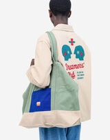 Tricoloured Caba Bag