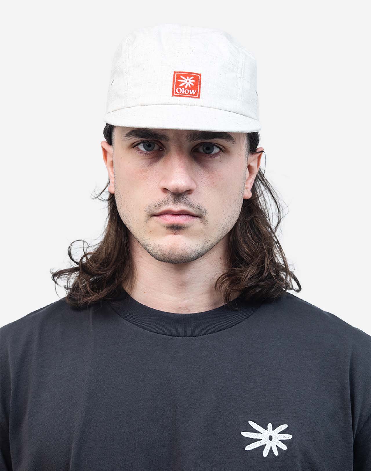 Five Panel Flower Cap