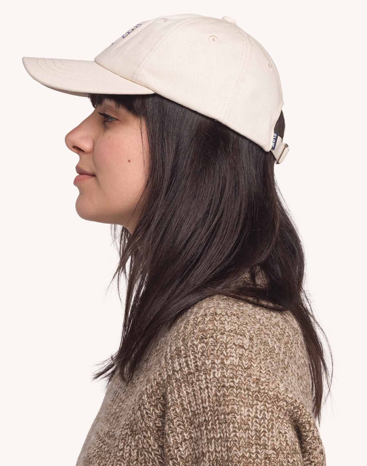 Casquette Six Panel Avec Toi Écru