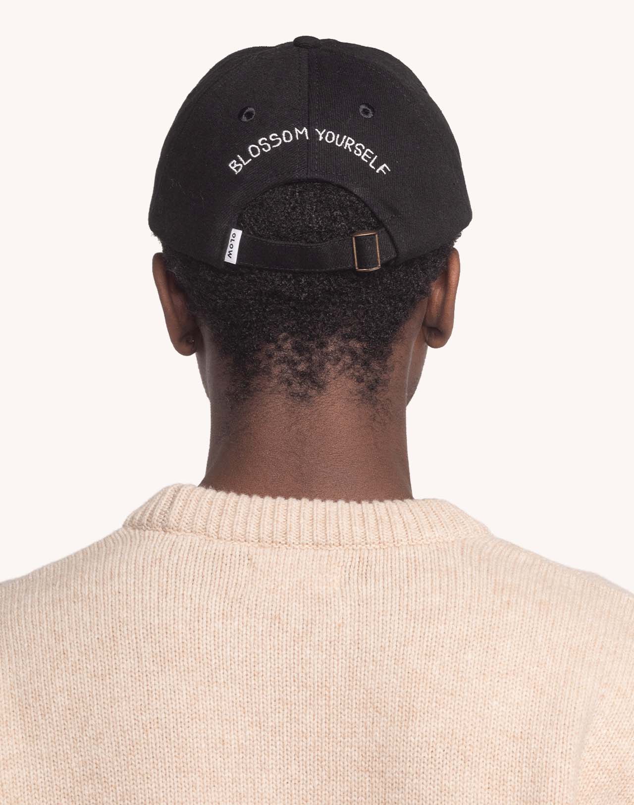 Casquette Six Panel Blossom Yourself Denim Noir