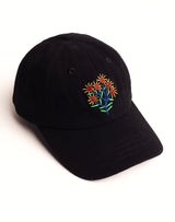Casquette Six Panel Blossom Yourself Denim Noir