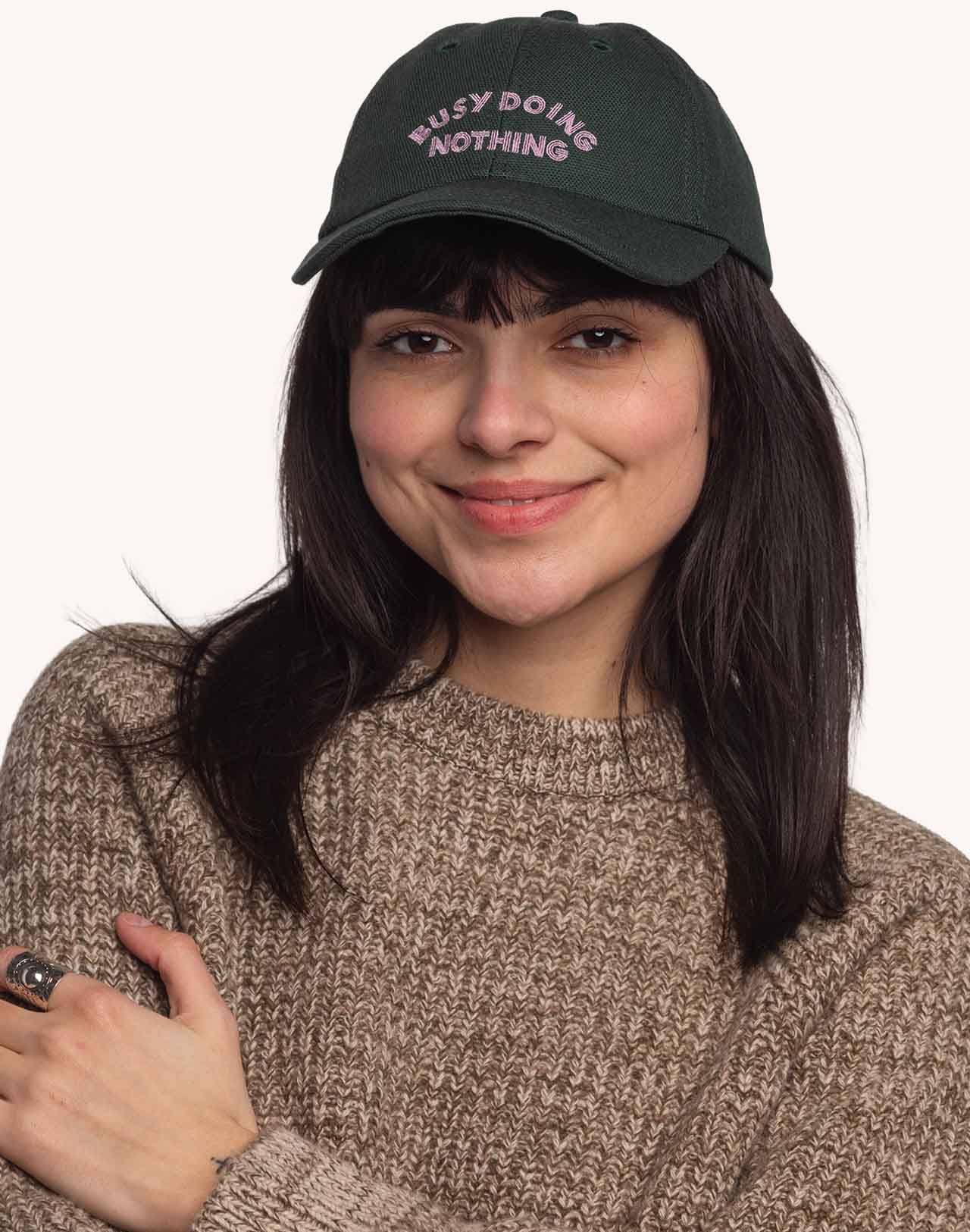 Casquette Six Panel Busy Vert Mélèze