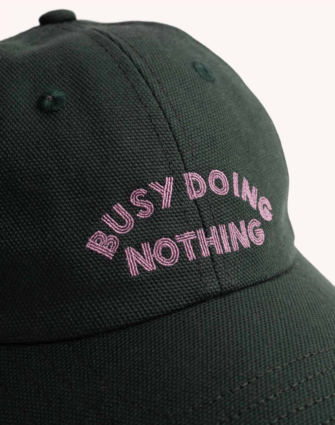 Casquette Six Panel Busy Vert Mélèze